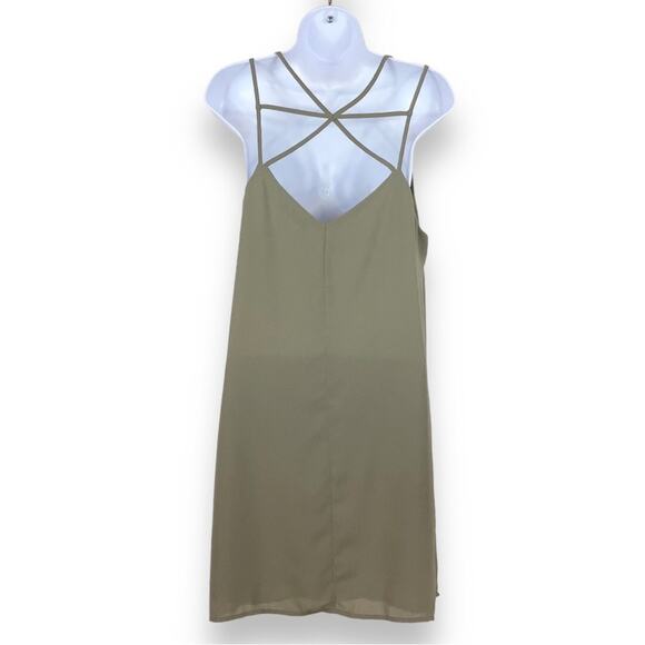 COTTON ON Spaghetti Strappy Back Chiffon Mini Dress size S - Picture 2 of 5